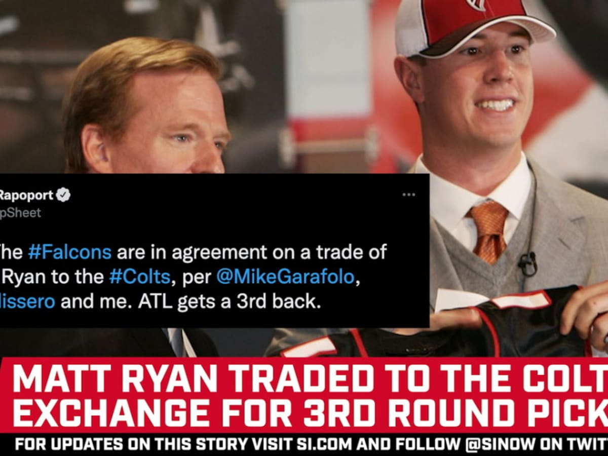 Matt Ryan Sent To Colts For 3rd Round Pick