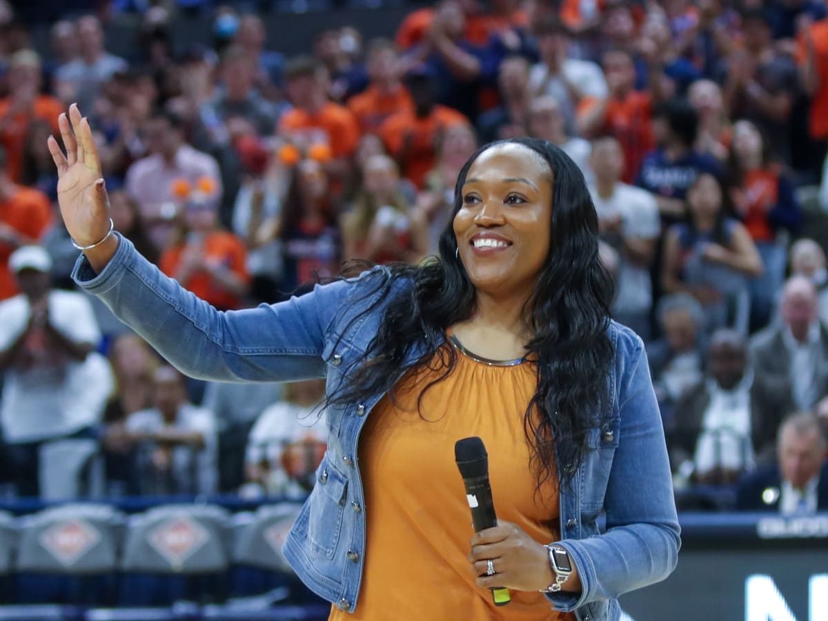Watch: New UVA Women's Basketball Head Coach Amaka Agugua-Hamilton  Addresses Fans at JPJ - Sports Illustrated Virginia Cavaliers News,  Analysis and More