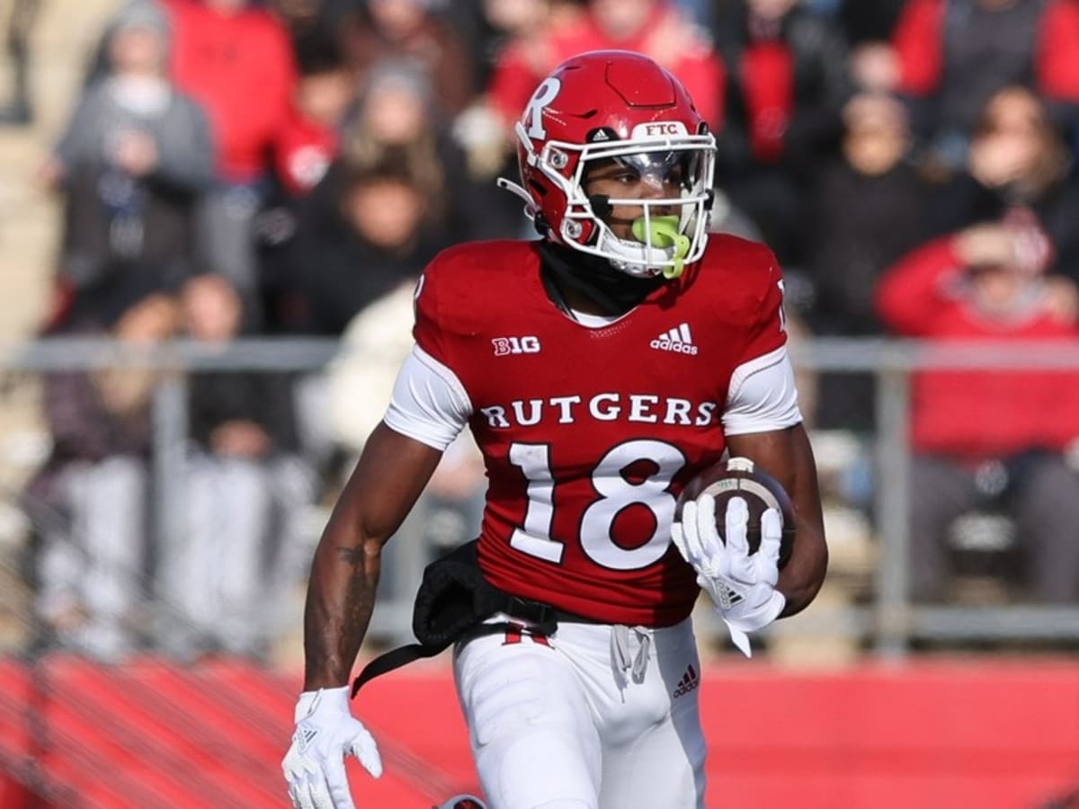 Rutgers WR Bo Melton runs 40-yard dash