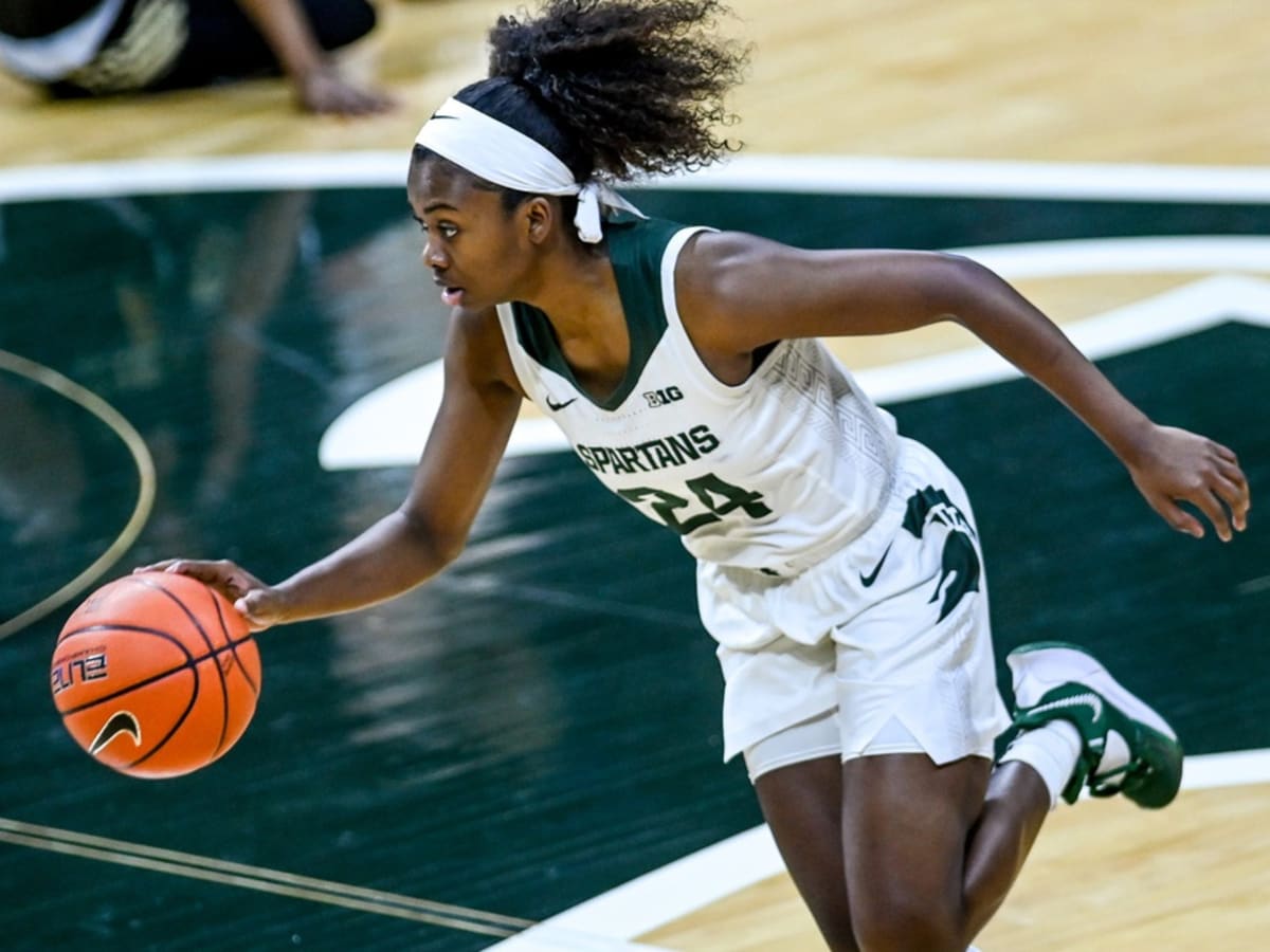 Michigan State's Nia Clouden taken by Connecticut Sun in WNBA draft