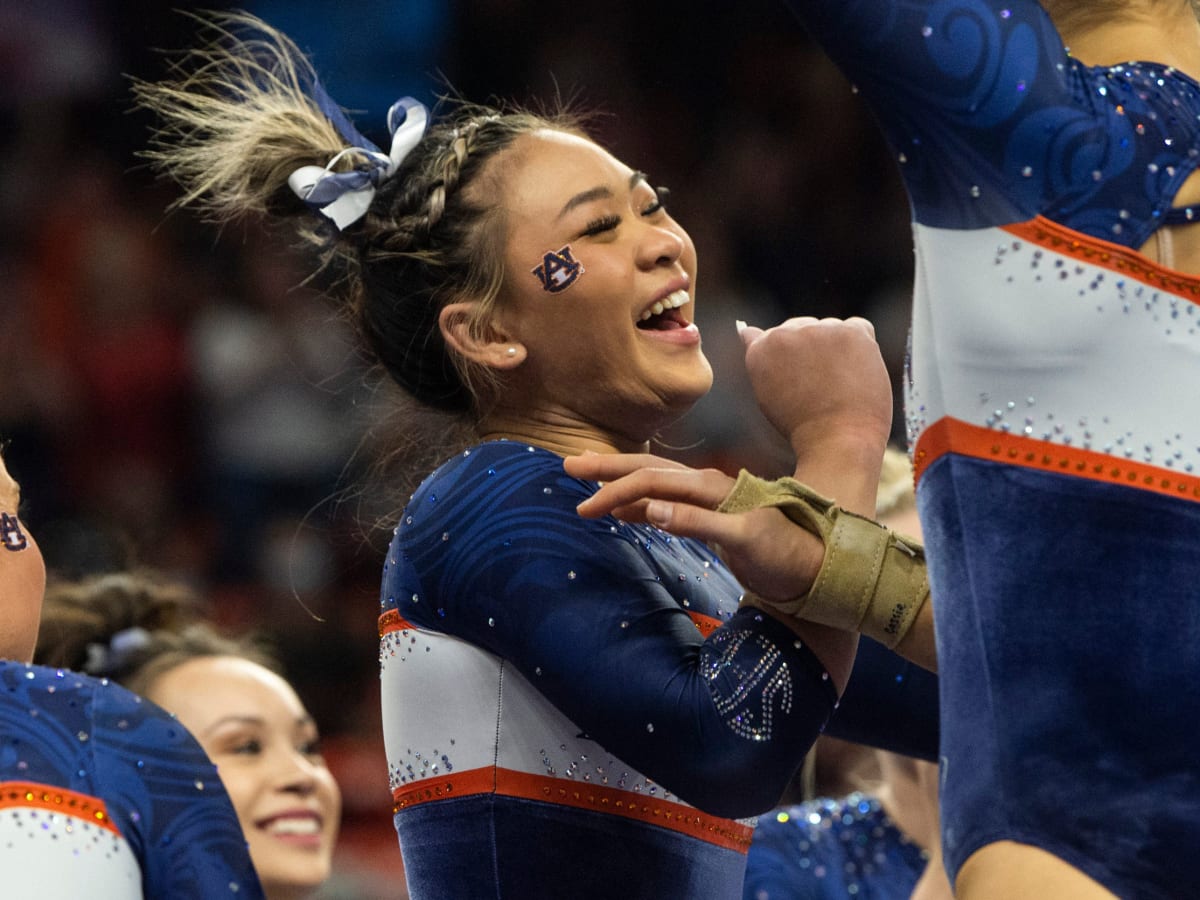 Suni Lee's floor routine at 2022 NCAA women's gymnastics championship  finals