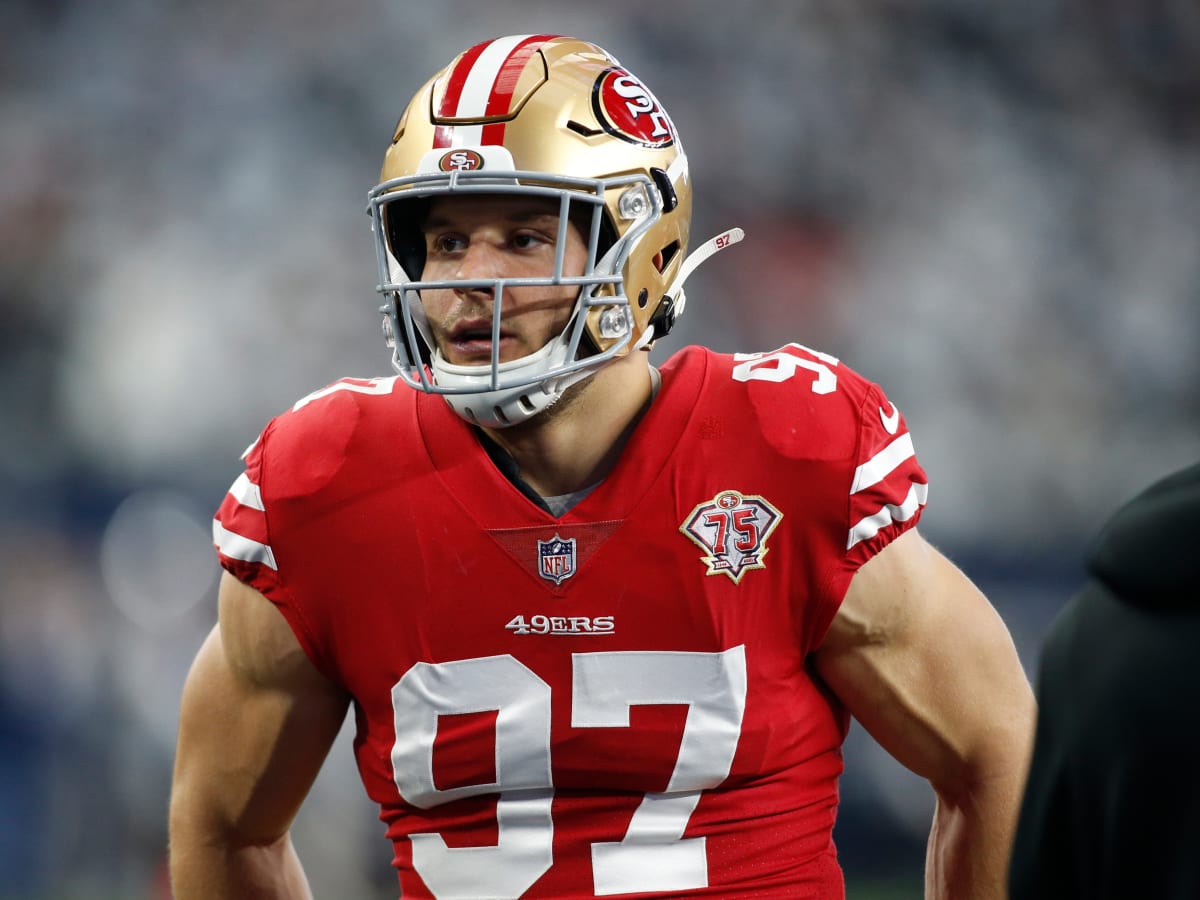 No drama here: 49ers pick up Nick Bosa's option as extension talks