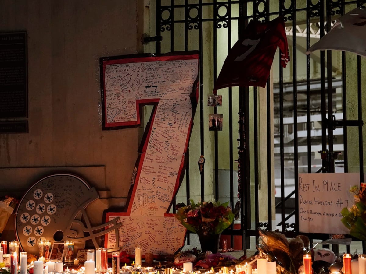 Ohio State honors former QB Dwayne Haskins at spring game