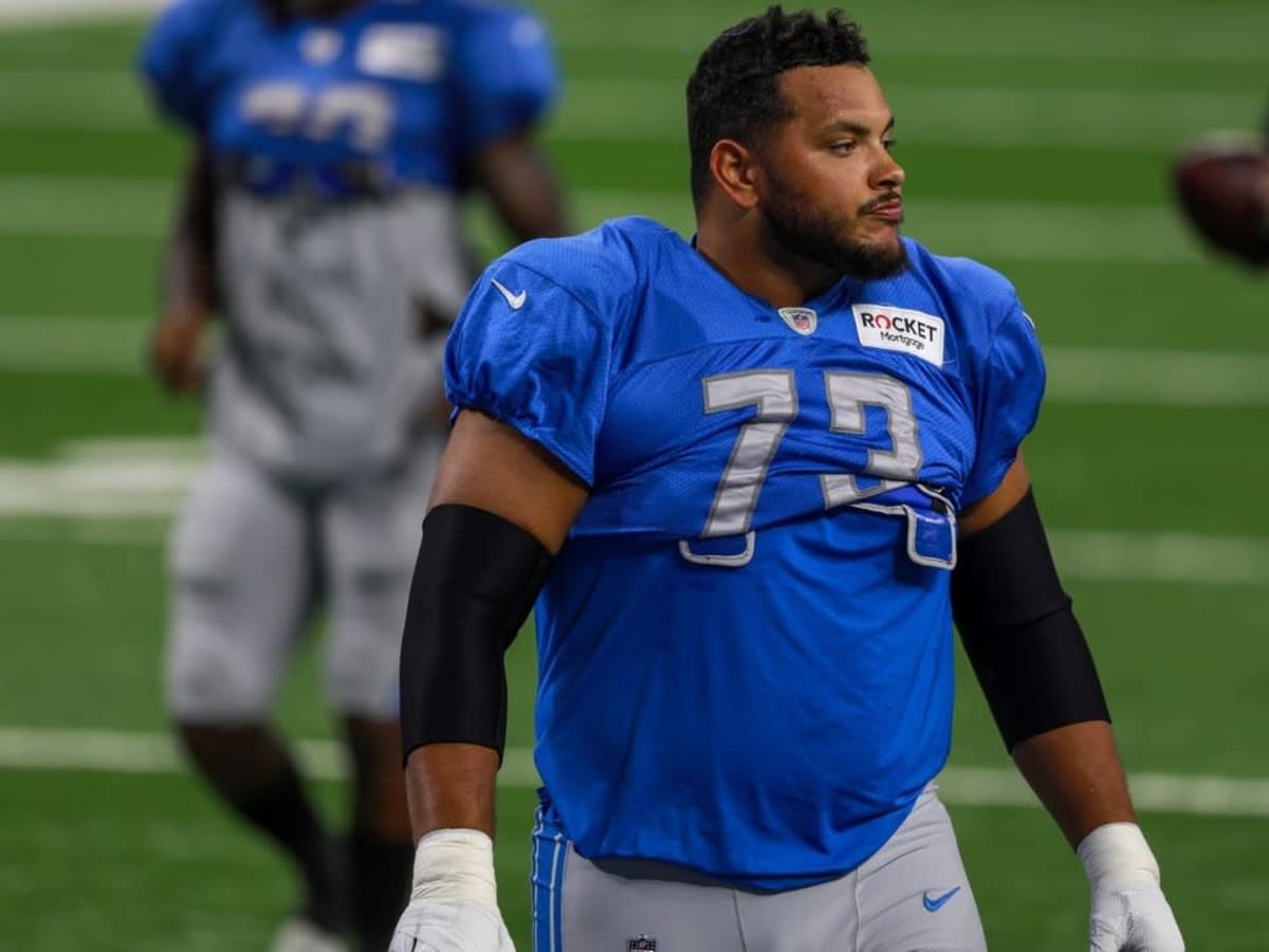 Detroit Lions downgrade offensive guard Jonah Jackson to doubtful