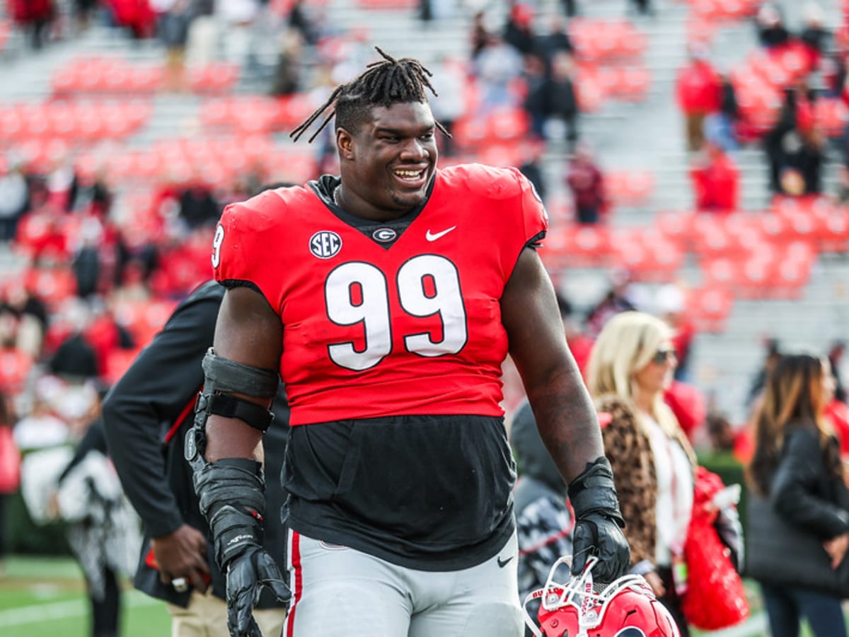 Georgia Football DT Jordan Davis Drafted by Atlanta Falcons in Latest 2022  NFL Mock Draft - Sports Illustrated Georgia Bulldogs News, Analysis and More