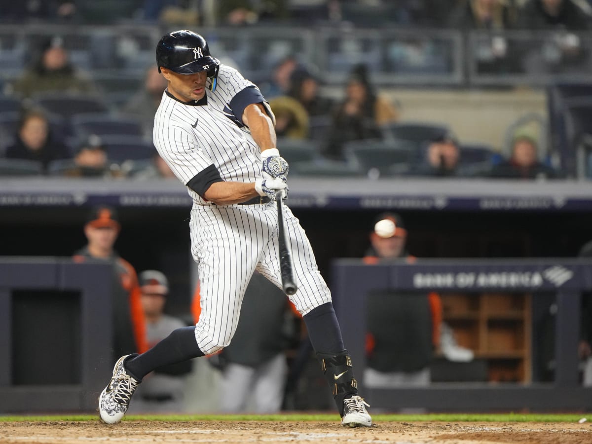 New York Yankees' Giancarlo Stanton hits 350th career home run in