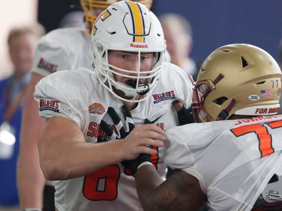 Patriots draft OL Cole Strange with first-round pick at No. 29