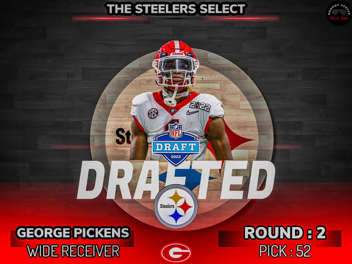 Steelers select Georgia receiver George Pickens in second round