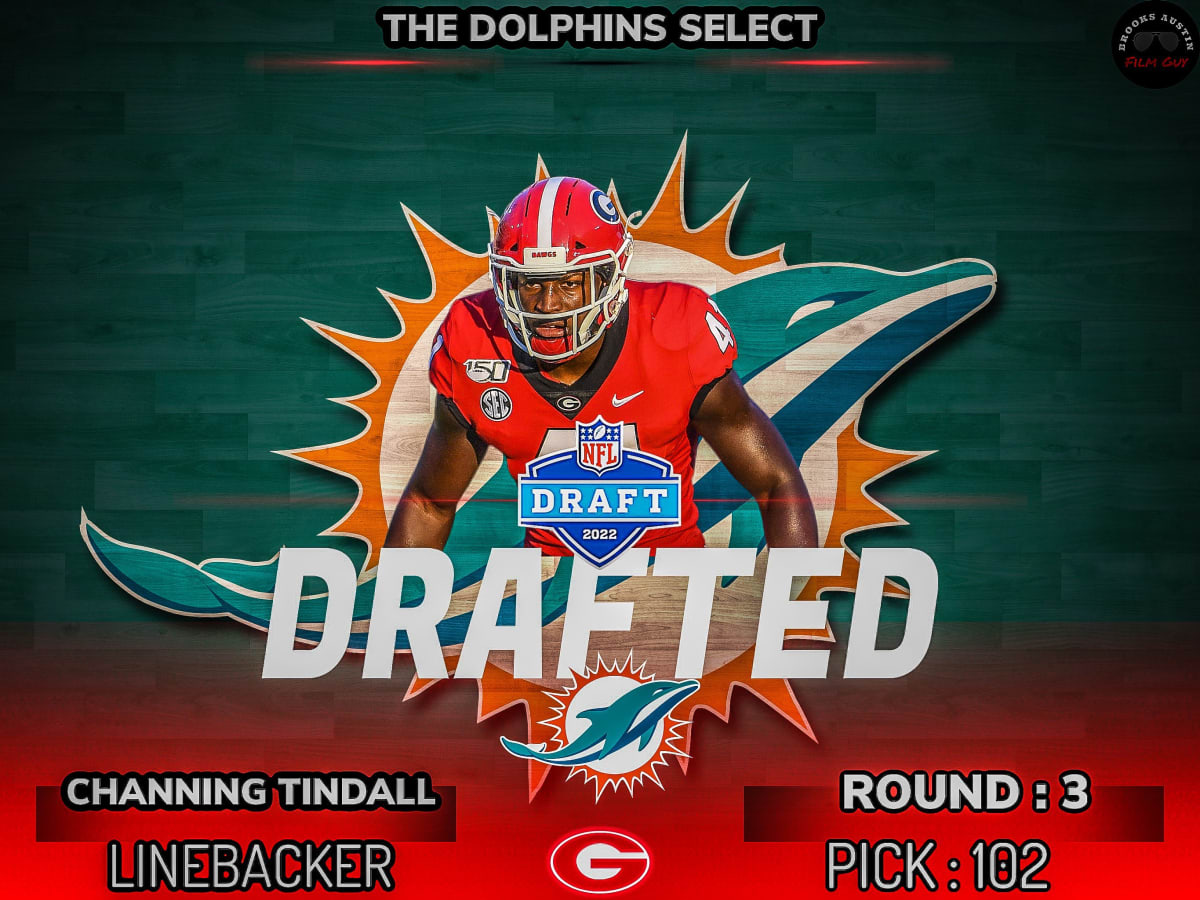 Dolphins select LB Channing Tindall in the 2022 NFL draft