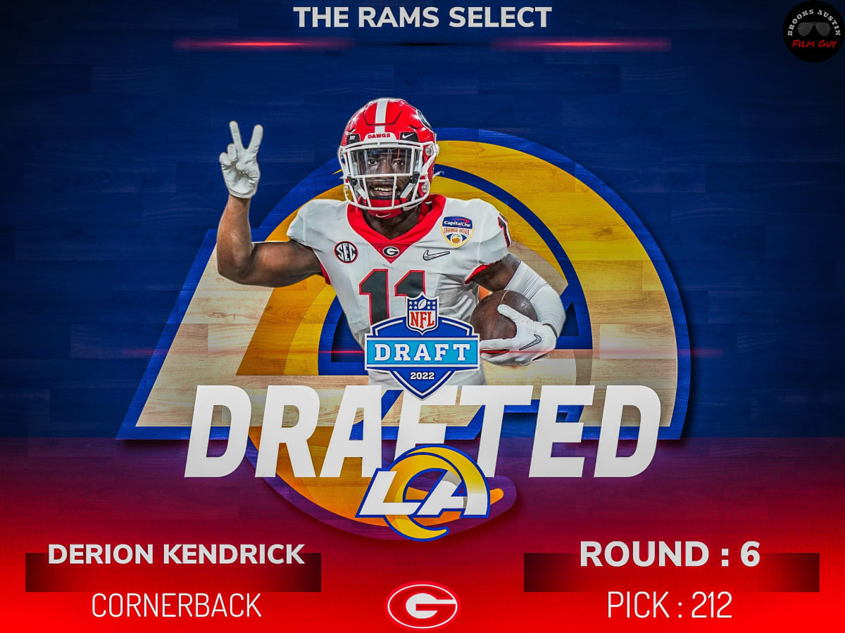 BREAKING: Derion Kendrick Drafted By Los Angeles Rams - Sports Illustrated  Georgia Bulldogs News, Analysis and More