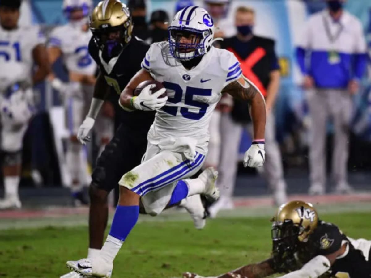 Atlanta Falcons Pick BYU Cougars Tyler Allgeier At No. 151; Future RB1? -  Sports Illustrated Atlanta Falcons News, Analysis and More