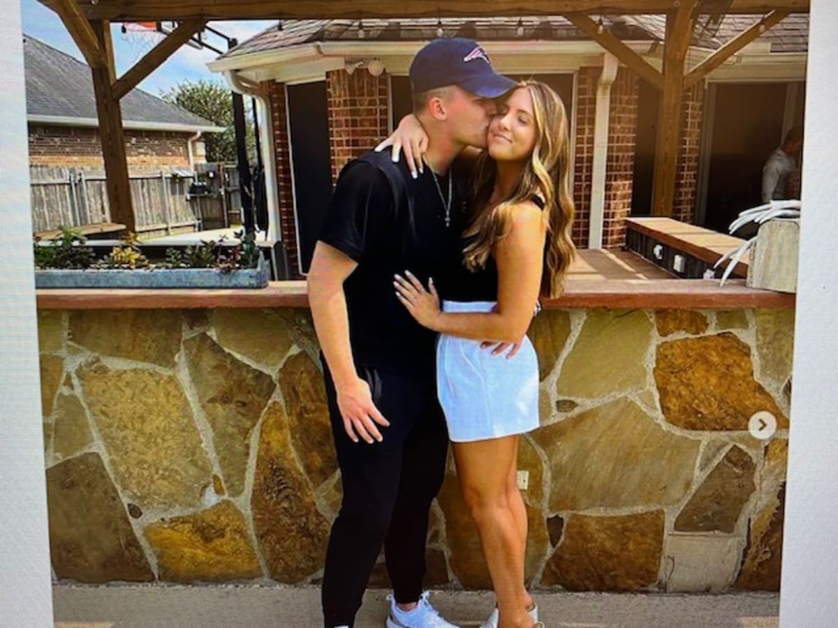Bailey Zappe's girlfriend, Hannah Lewis, 'drools' over Patriots QB