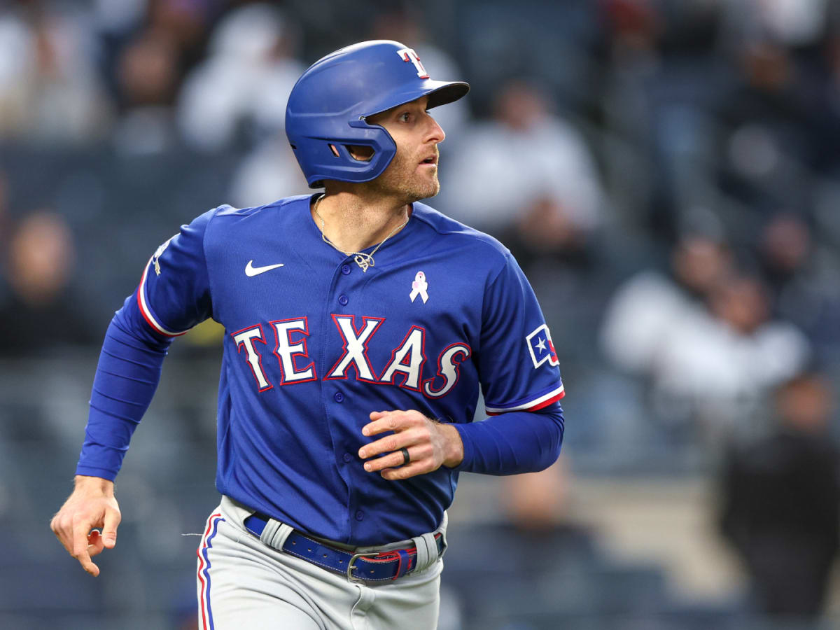 Why Texas Rangers' Brad Miller Took Batting Practice in Nathaniel Lowe's  Jeans - Sports Illustrated Texas Rangers News, Analysis and More