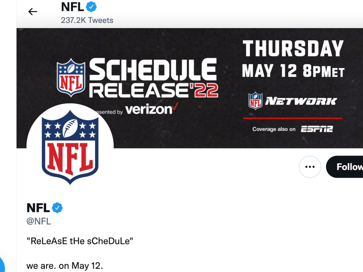 2022 NFL schedule release reveal: Date, time, details, how to