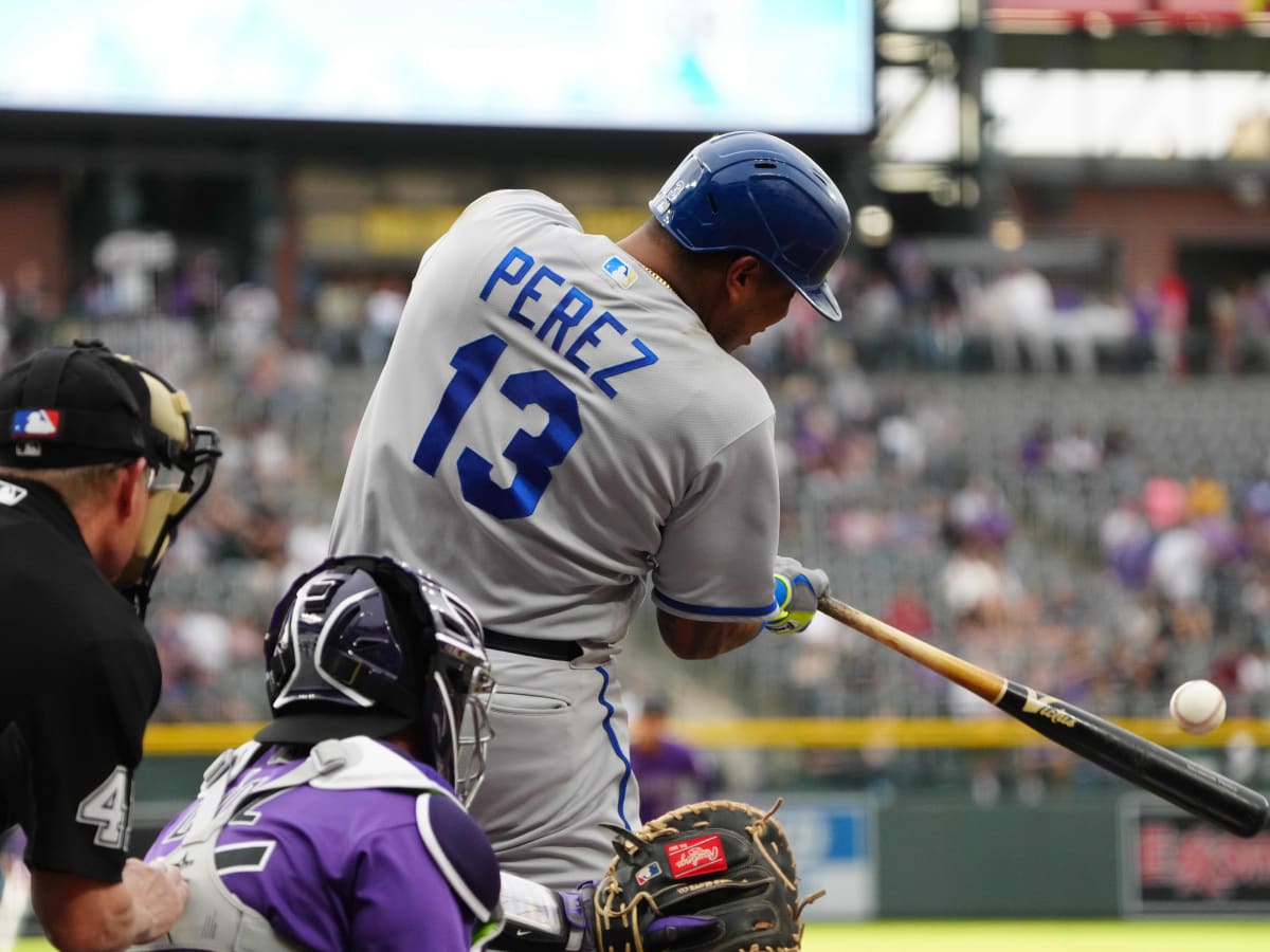 KC Royals Catcher Salvador Perez Aggravates Hand Injury, Set for Wednesday  MRI - Sports Illustrated Kansas City Royals News, Analysis and More