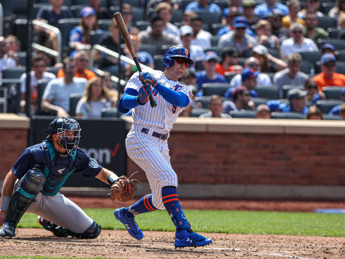 Brandon Nimmo hit by pitch., 06/08/2018