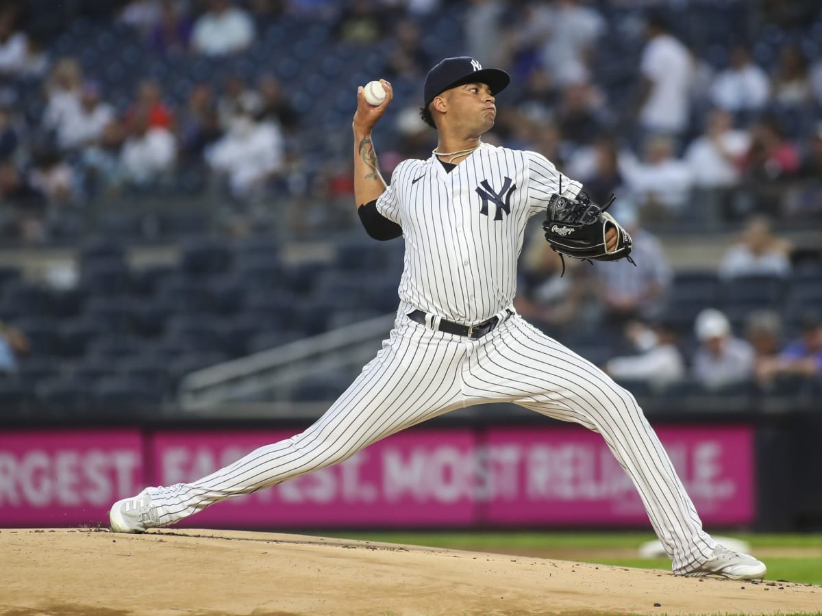 Yanks reliever Ron Marinaccio on closing out a no-hitter started by Lu
