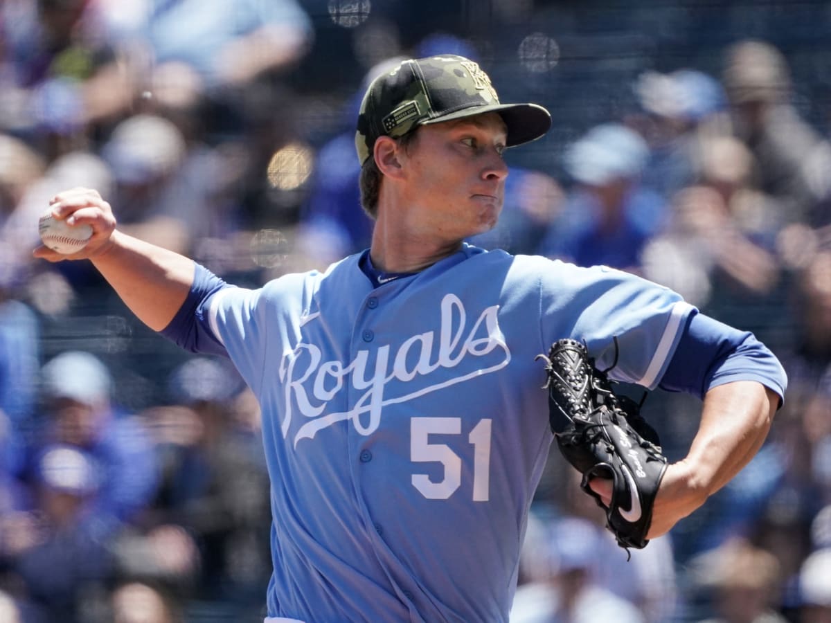 Brady Singer takes the mound in Minneapolis. #Royals