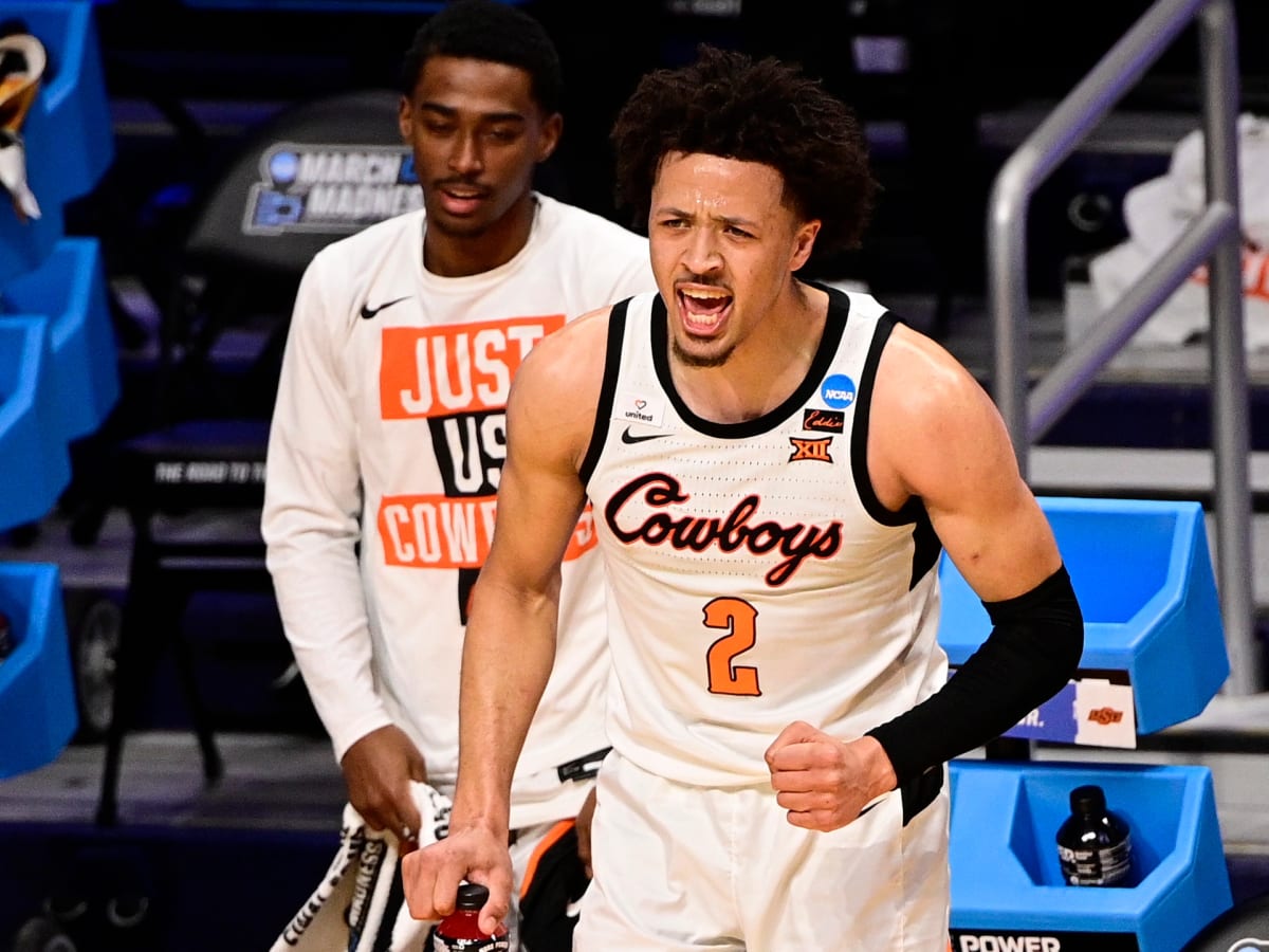 Cade Cunningham Oklahoma State Cowboys Unsigned Celebration Photograph