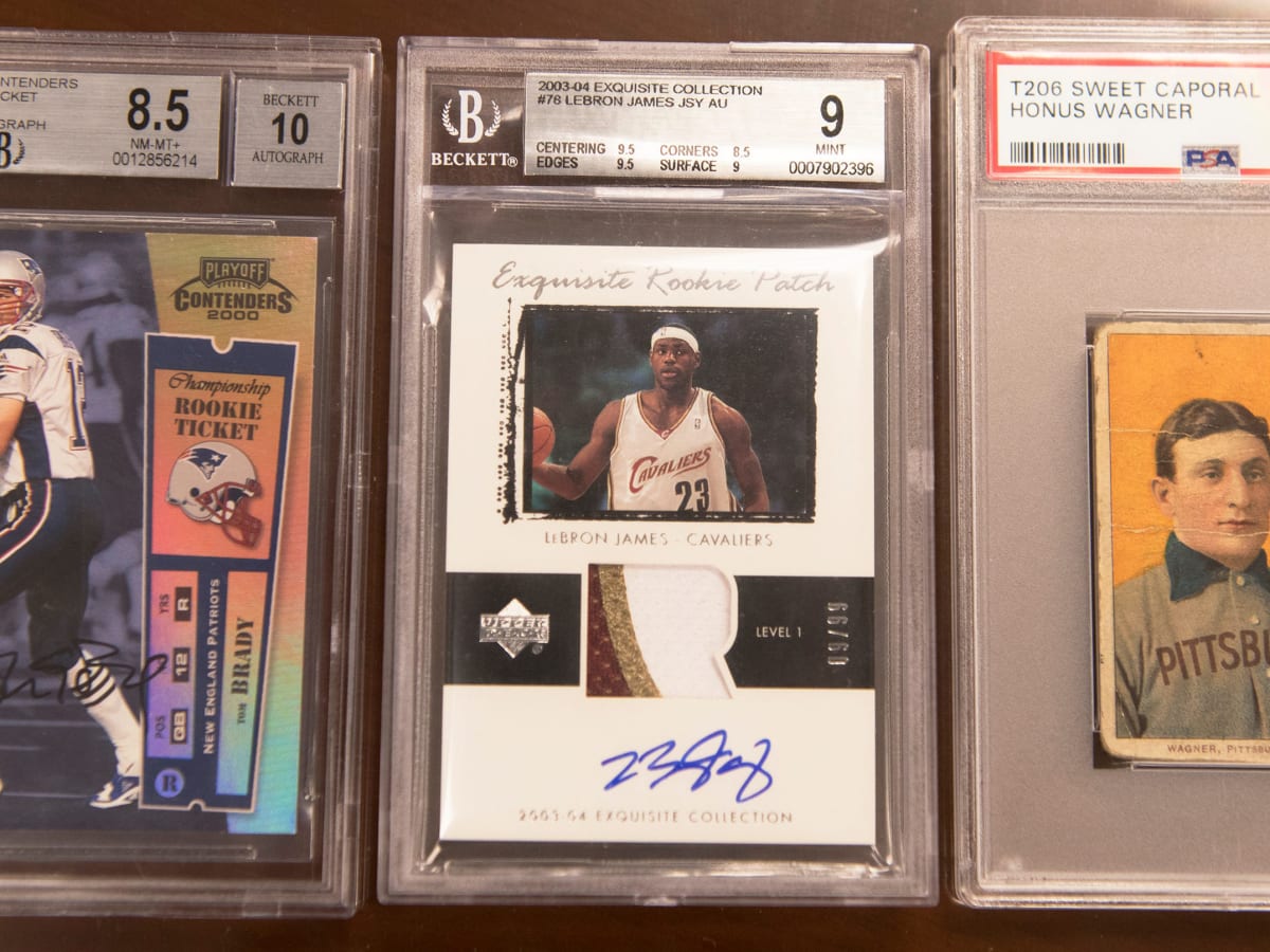 Signed LeBron James rookie card shatters records at auction