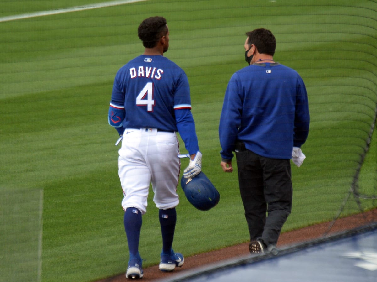 Khris Davis' typical spring struggles leaves Rangers with