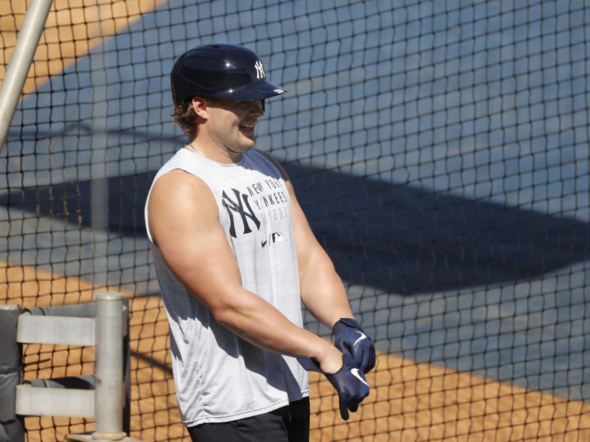 YES Network na platformě X: „Get an up-close look at Luke Voit's workout on  the premiere of Yankees Access (today, 4pm). Also: ⚾ Ice fishing with  Paxton ⚾ Workout with Gleyber ⚾