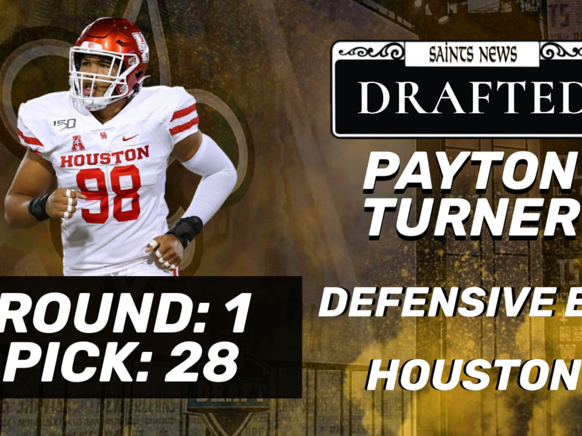 RAW VIDEO: New Orleans Saints first-round draft pick Payton Turner