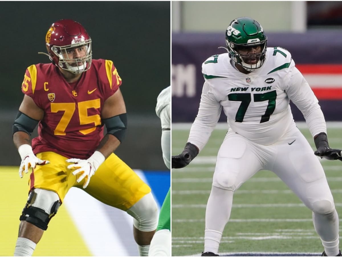 New York Jets offensive line has dominant duo in Alijah Vera-Tucker, Mekhi  Becton - Sports Illustrated New York Jets News, Analysis and More