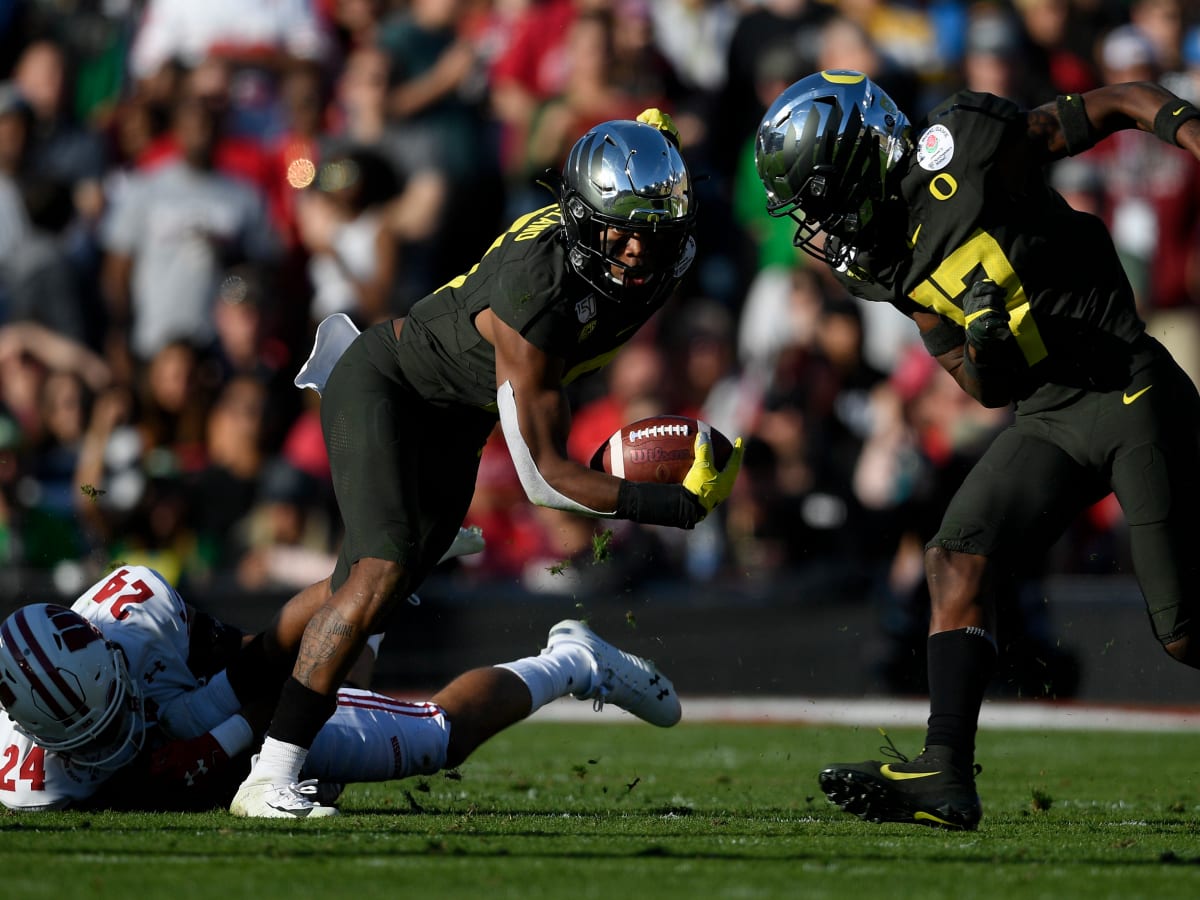 A hopeful Future Raven, Oregon DB Jevon Holland : r/ravens