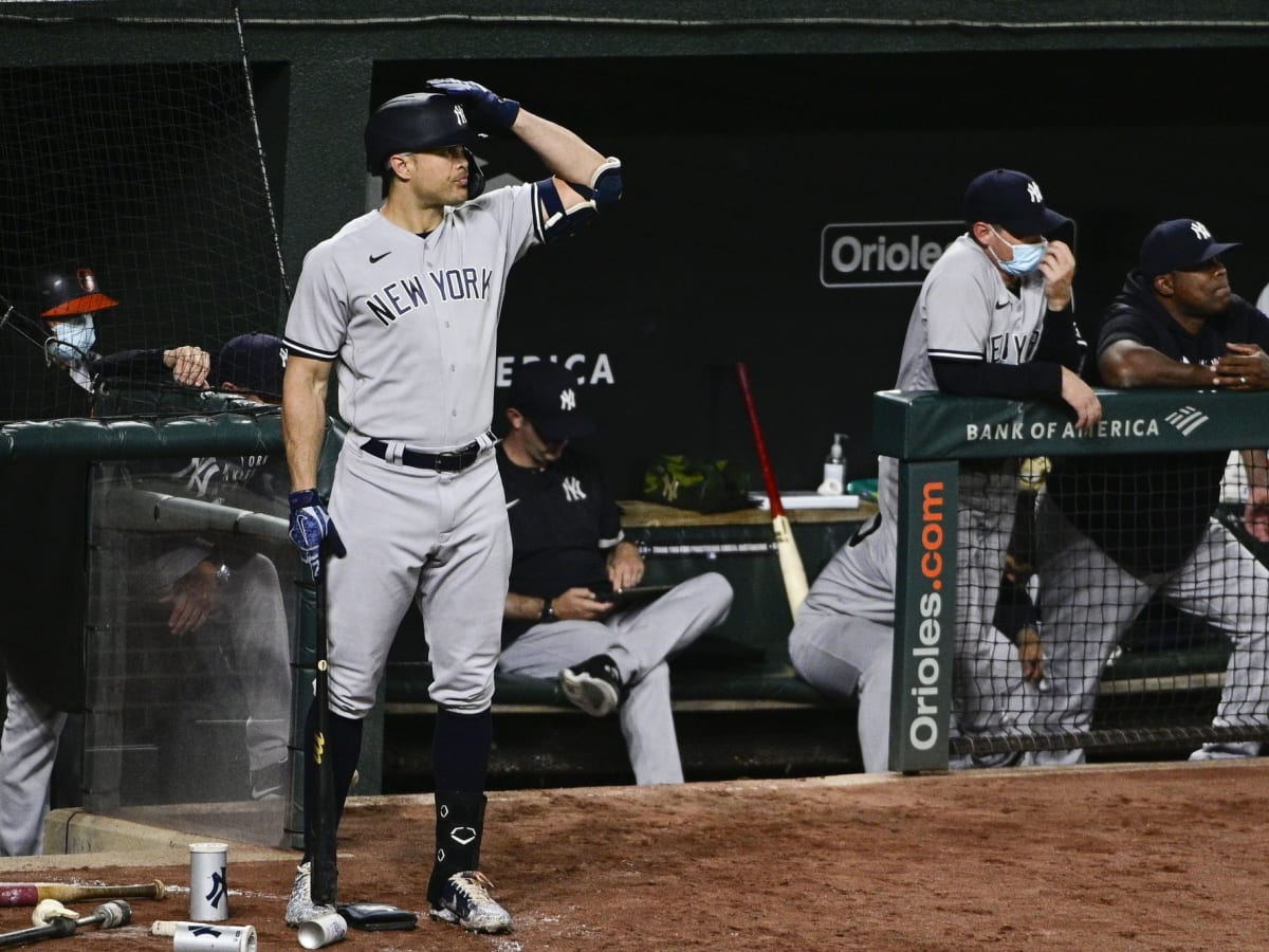 New York Yankees Sluggers Aaron Judge, Giancarlo Stanton on Pace Similar to  Historic 2017 Season - Sports Illustrated NY Yankees News, Analysis and More