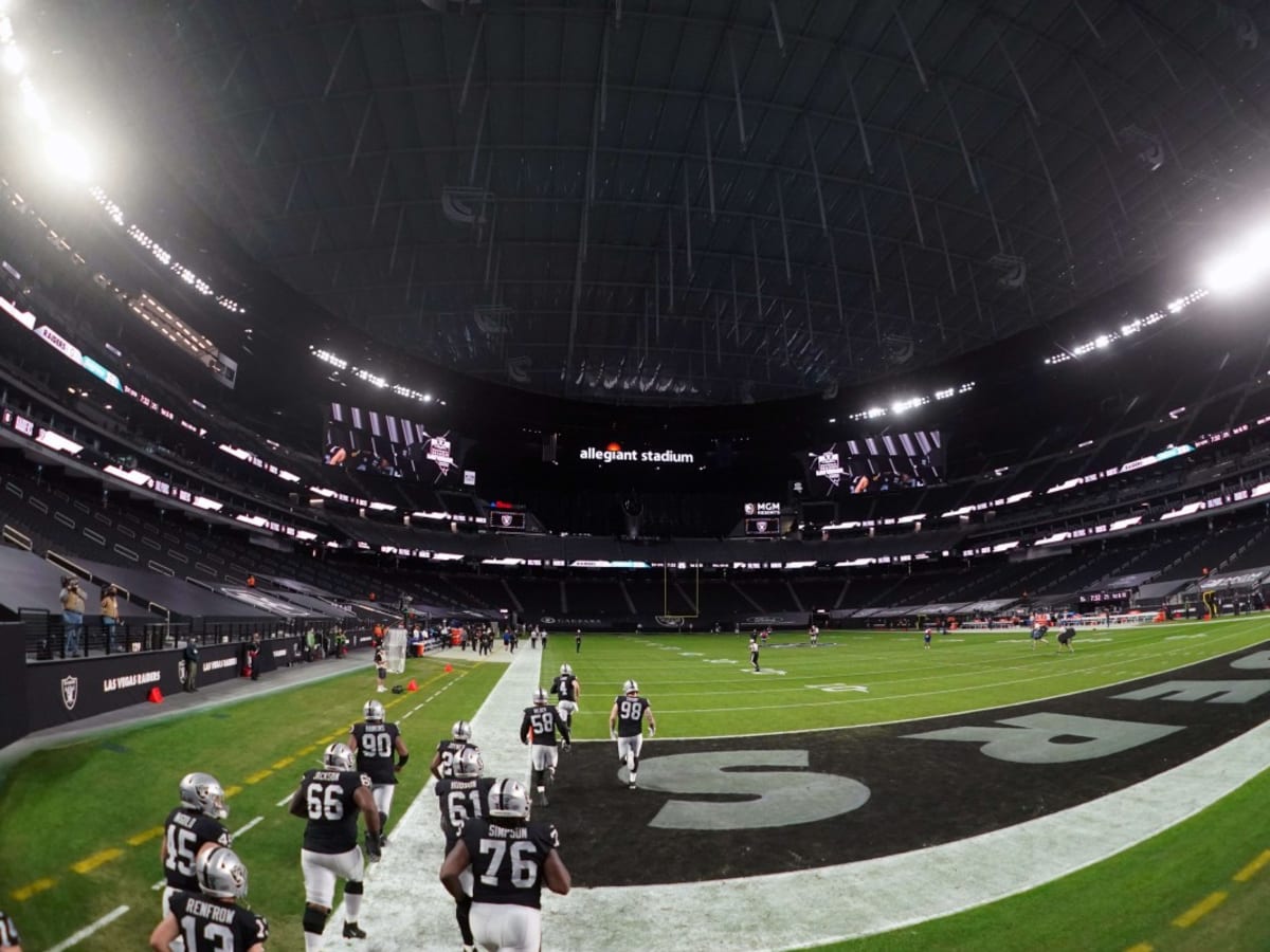 Allegiant Stadium-Raiders set Green bar - Coliseum