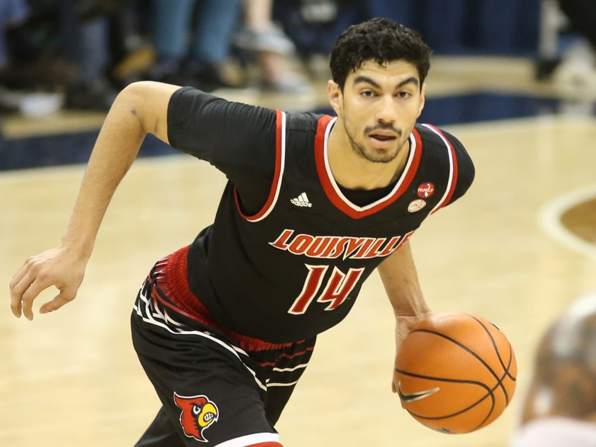 Anas Mahmoud 14 Louisville Cardinals College Basketball Men Jersey