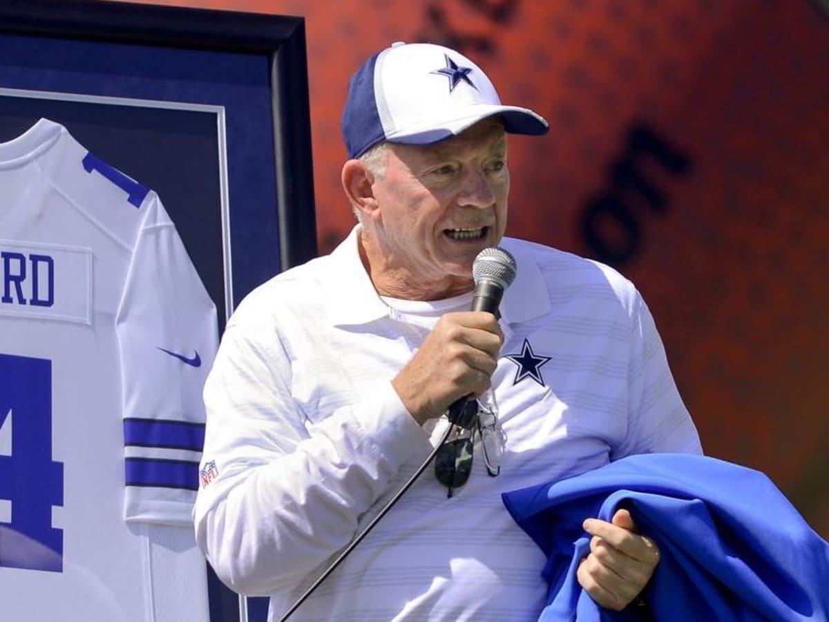 Dallas Cowboys training camp: Jerry Jones thanks fans in Oxnard at opening  ceremonies