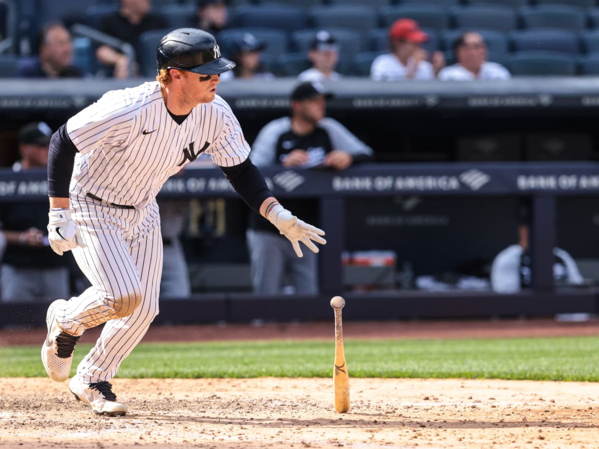 Clint Frazier seems to be thrilled to move on to Chicago 😳 . . . . . . . .  . #yankees #baseball #newyork #mlb #newyorkyankees…