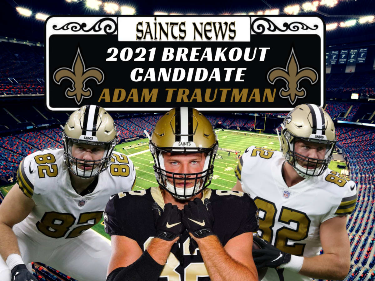 Saints tight end Adam Trautman is a rare Dayton draftee by the NFL