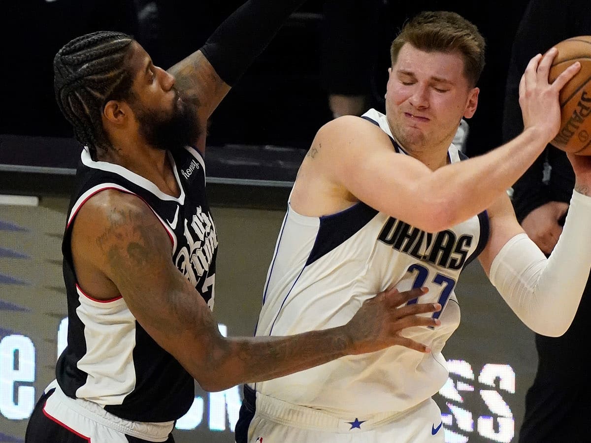 NBA Playoffs: Mavericks' Luka Doncic Sends Clippers' Paul George A Jersey -  Sports Illustrated Indiana Pacers news, analysis and more