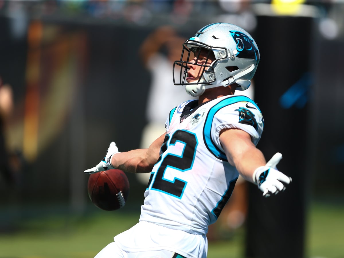 Carolina Panthers Christian Mccaffrey Black 25th Season Vapor