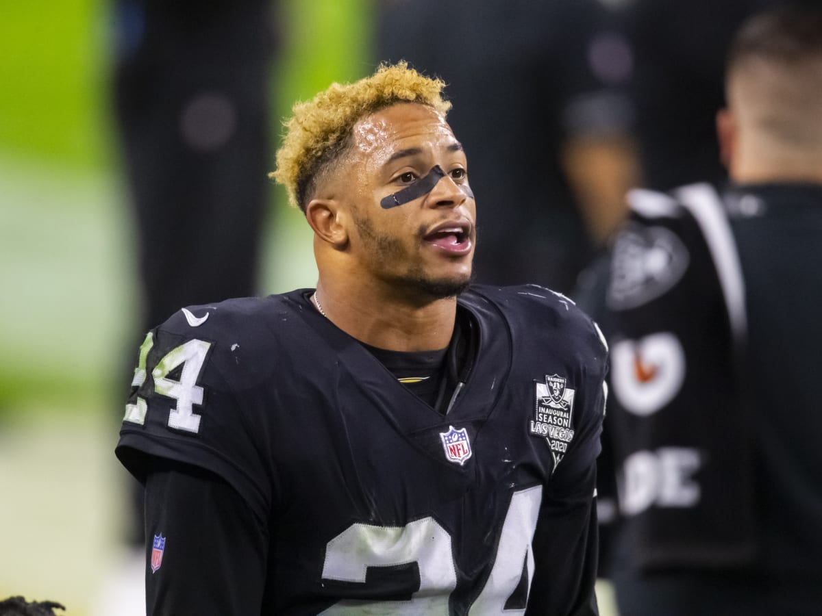 Johnathan Abram's sleeves remind us of - Las Vegas Raiders