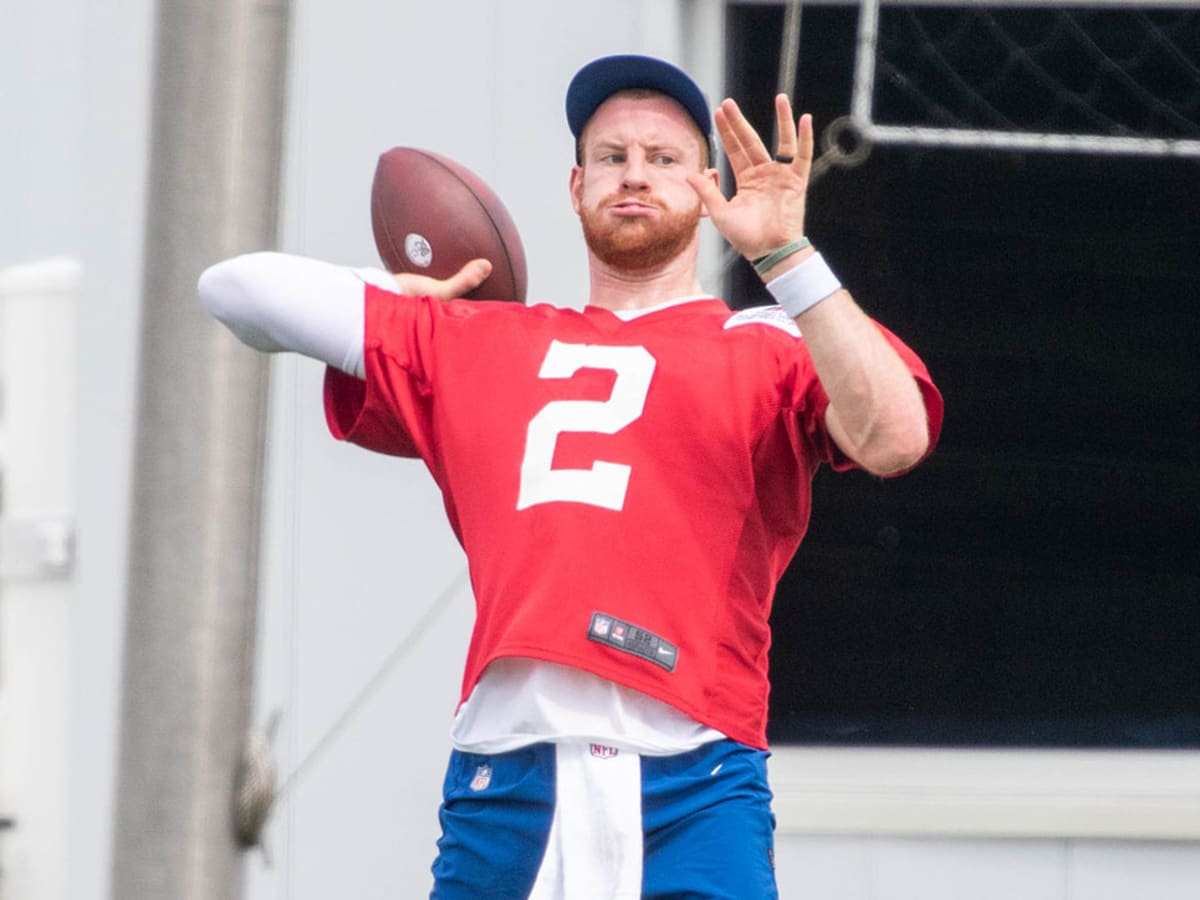 Colts QB Wentz out after injuring foot