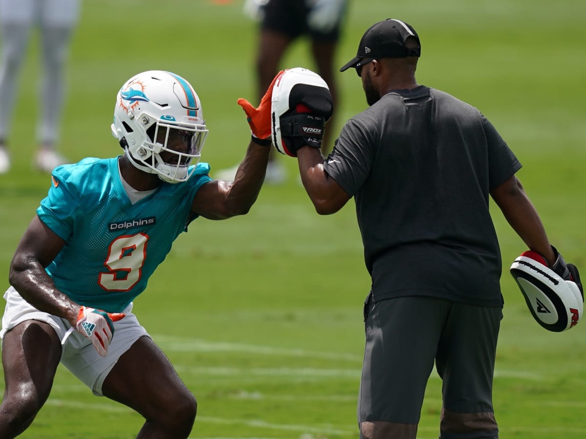 Cornerback Noah Igbinoghene of the Miami Dolphins during a preseason  News Photo - Getty Images