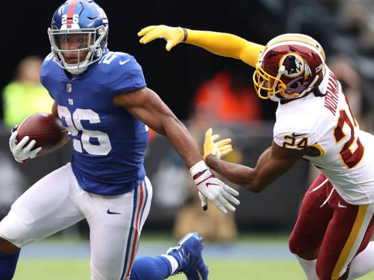 NFL: Saquon Barkley preaches caution after New York Giants upset