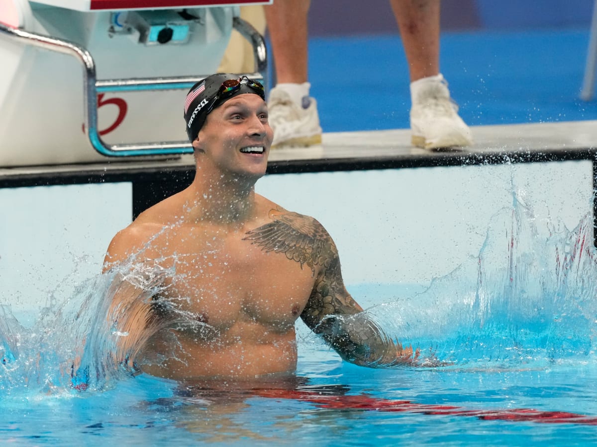 Caeleb Dressel Tears Up After Gold Medal Win Family Reaction Sports Illustrated