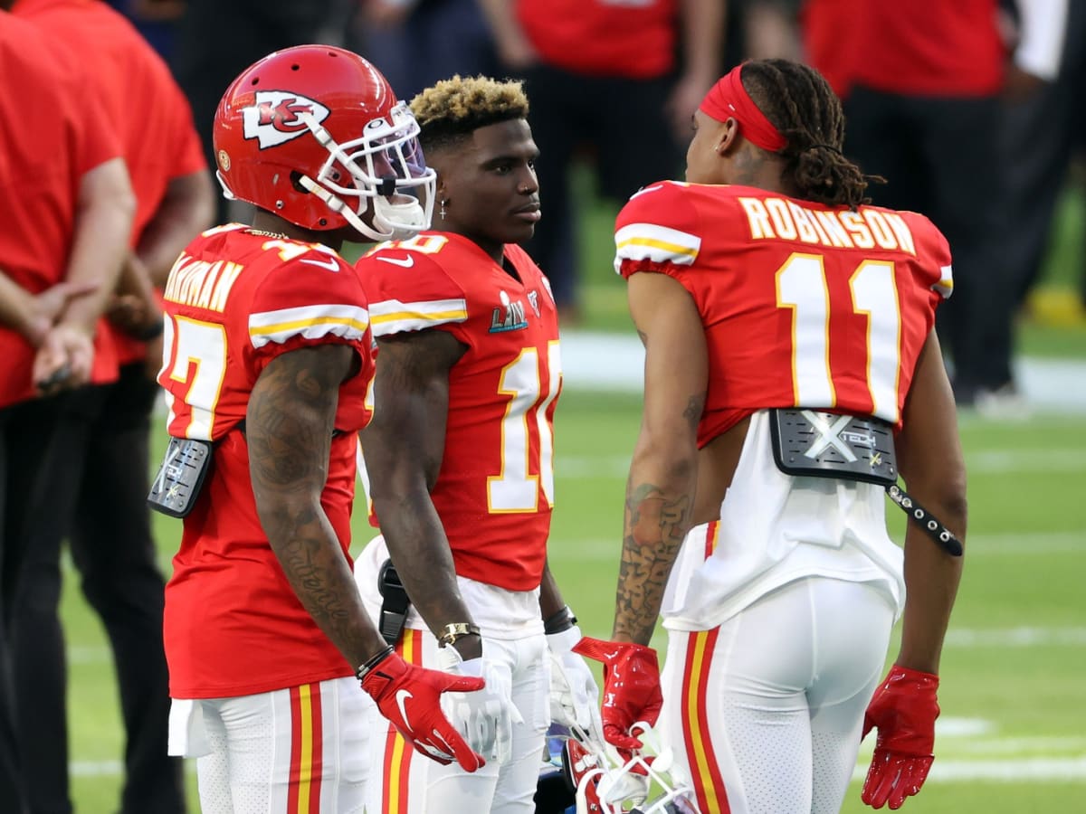 Patrick Mahomes, Tyreek Hill, Travis Kelce, Mecole Hardman, Clyde  Edwards-Helaire, Kansas City Chief…