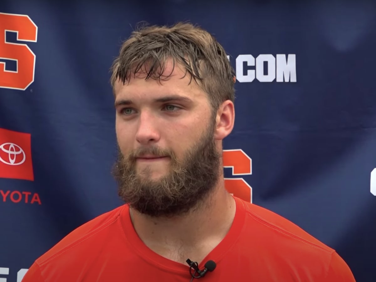 Otto the Orange - HOF mascot & HOF interviewee 🧡 Syracuse dominated so  easily in its opener that starting QB Garrett Shrader only played…