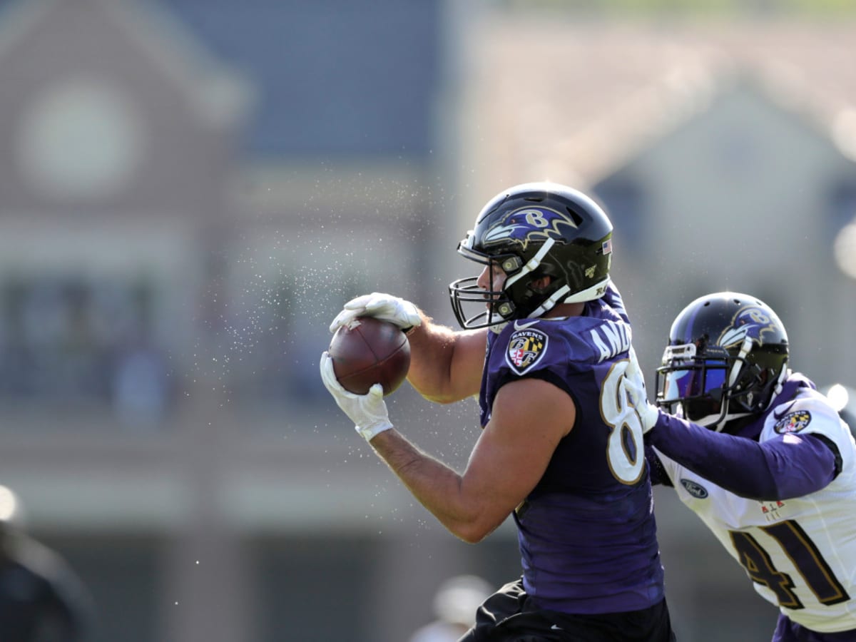 Mark Andrews Baltimore Ravens MAGNET - NFL Tight End driving thru the  Steelers