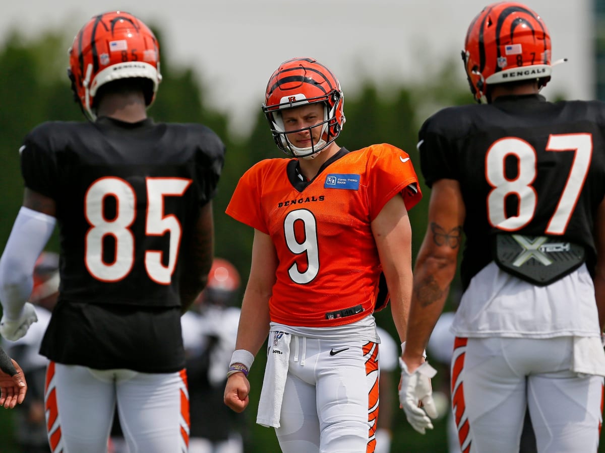 Bengals' star Joe Burrow shows off batting skills, hits bombs in Reds  practice