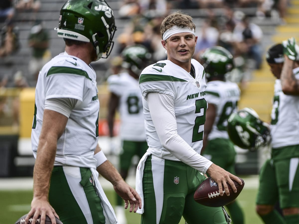 Jets' Zach Wilson impresses Aaron Rodgers in victory over Green Bay Packers:  'He can throw the heck out of it' 