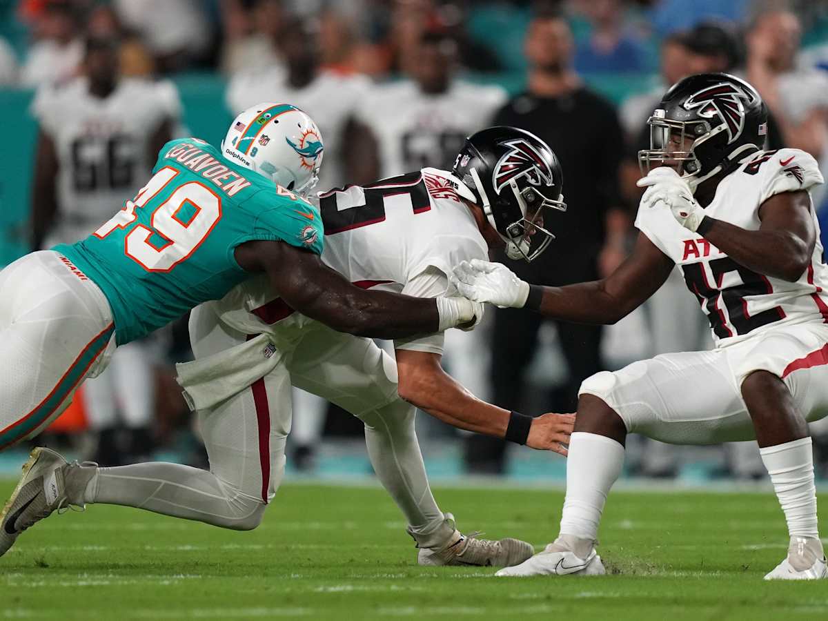 Miami Dolphins safety Jevon Holland (8) displays Choose Love social justice  sticker on his helmet as he practices on the field before an NFL football  game against the Philadelphia Eagles, Saturday, Aug. 27, 2022, in Miami  Gardens, Fla. (AP Photo/Doug