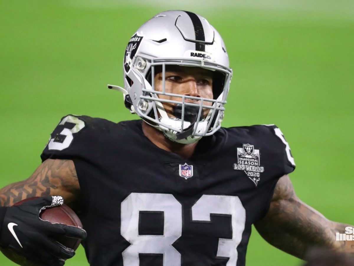 Darren Waller honored as Raiders' Walter Payton NFL Man of the Year nominee  in pregame celebration