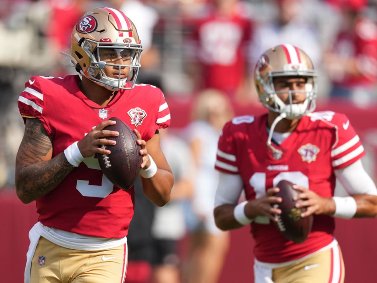 49ers QBs: A look at Jimmy Garoppolo, Trey Lance reps, performance in  preseason Week 2 - DraftKings Network